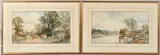 Brecon in the Usk by David Bates, watercolor, sold Mar 2026
