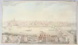 View of London with the River Thames and St Paul's by Gideon Yates, watercolour, sold Mar 2026