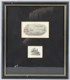 Farmer and cow crossing a river and a fiddle player by Thomas Bewick, print (other), offered Mar 2026