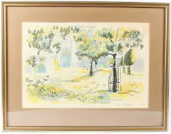 King's College Chapel by Edwin La Dell, lithograph, offered Mar 2026