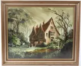 Dinner at the Grange by Deborah Jones, oil on canvas, sold Feb 2026
