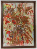 Untitled by Norma Jameson, mixed media on paper, sold Feb 2026