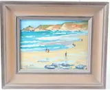 Sennen Study II by Bob Vigg, oil on board, sold Feb 2026