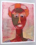 Ireti II (Hope II) by Muraina Oyelami, 2004, oil on paper, sold Feb 2026