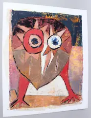 Folklore Creature by Muraina Oyelami, 2011, oil on paper, sold Feb 2026
