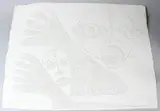 Untitled by Victor Ehikhamenor, mixed media, sold Feb 2026