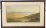 Downs near Lewes by Henry George Hine, 1882, watercolour, sold Feb 2026