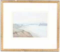 Aberdeen harbour by Reginald Arthur, watercolour, offered Feb 2026