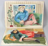 Portraits of a man and a woman watercolours one by William Crosbie, watercolor, sold Feb 2026