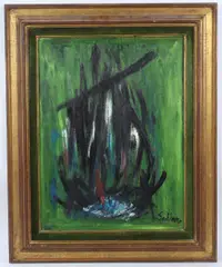 Turkish by Selim Turan, oil on canvas, sold Jan 2026