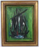 Turkish by Selim Turan, oil on canvas, sold Jan 2026