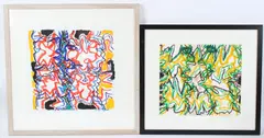 Untitled mixed media on paper by John Barnicoat, mixed media on paper, sold Jan 2026