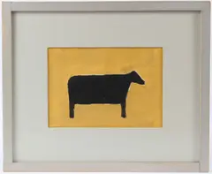 Study of a cow mixed media by Peter Kinley, mixed media, sold Jan 2026