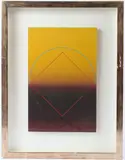 Untitled 1989 acrylic on plywood by Peter Kalkhof, acrylic, sold Jan 2026