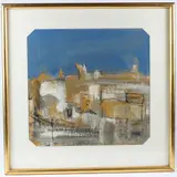 St Pauls Bay by Philip Jones, 1961, oil on paper, sold Jan 2026