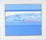 Blue Ribbons by Piers Ottey, oil on board, offered Jan 2026