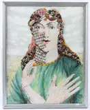 Bloedewodd by Paul Benedict Brand, mixed media on board, offered Jan 2026