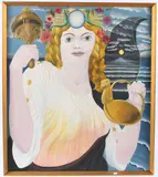 Isis by Paul Benedict Brand, oil on board, offered Jan 2026