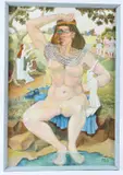 Sarah La Baigneuse by Paul Benedict Brand, oil on board, sold Jan 2026