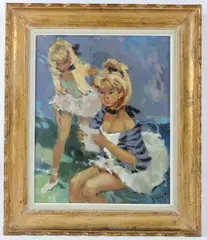 Untitled by Pierre Grisot, oil on canvas, offered Jan 2026