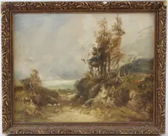 Near the Wishing Well by Carl Brennir, oil on board, sold Jan 2026