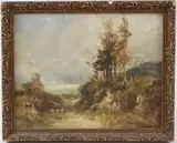 Near the Wishing Well by Carl Brennir, oil on board, sold Jan 2026