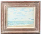 Tennyson Down Isle of Wight by Vernon Southward, oil on canvas, sold Jan 2026
