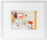 Objects on a table by Danny Markey, watercolour, offered Jan 2026