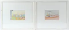 Untitled by Danny Markey, watercolor, sold Jan 2026