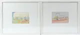 Untitled by Danny Markey, watercolor, sold Jan 2026