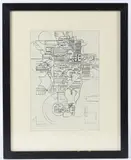 Abstract study by Eduardo Paolozzi, pencil, sold Jan 2026