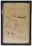 The Flapper by Will Owen, 1918, ink, sold Jan 2026