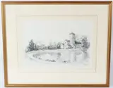 Marney's Pond by Terence Cuneo, pencil, sold Jan 2026