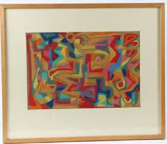 Everybody Razzle Dazzle by Gabriel Weissmann, 1988, oil, sold Jan 2026