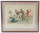 Les Patineurs Anglais by Paul Andre Basset, engraving, offered Jan 2026