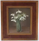 Snow Drop by Gerald Norden, oil on board, sold Dec 2025