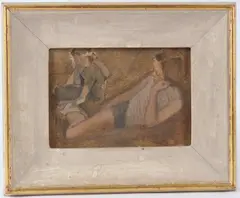 Kate, Janet by Maurice Feild, oil on board, offered Dec 2025
