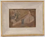 Kate, Janet by Maurice Feild, oil on board, offered Dec 2025