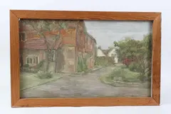 Leyswood Groombridge by John Lessore, oil on board, sold Dec 2025