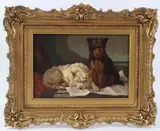 Untitled by Vincent De Vos, 1864, oil on panel, offered Dec 2025