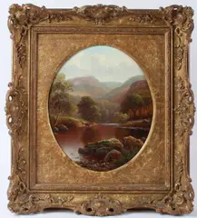 On the Conway, North Wales by William Mellor, oil on canvas, sold Dec 2025