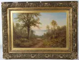 Loch Katrine by H. East, oil on canvas, sold Dec 2025