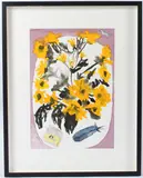 Still life of flowers watercolour signed 41.5 x 29cm by Patrick Procktor, watercolour, sold Dec 2025
