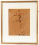 Portrait of the artist Walter Thomas Monnington by Rodney Joseph Burn, watercolour, sold Dec 2025