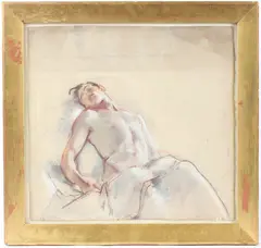 Study of a war casualty crayon and by Henry Tonks, pastel, sold Dec 2025