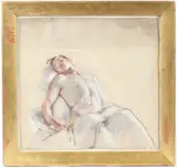Study of a war casualty crayon and by Henry Tonks, pastel, sold Dec 2025