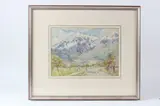 Springtime in Merano by Annie L. Simpson, watercolour, offered Dec 2025