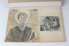 Ruskin School Drawings by Marjorie Field, pencil and pen, sold Dec 2025
