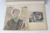 Ruskin School Drawings' Life studies and others by Marjorie Field, pencil and pen, sold Dec 2025