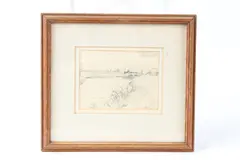 The River Bank by John Linnell, 1816, pencil, sold Dec 2025
